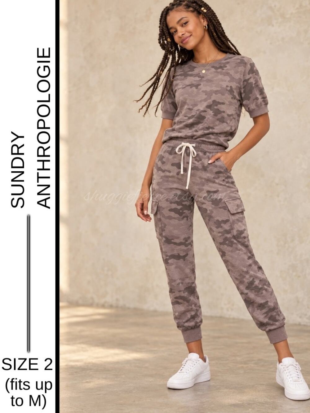 MSRP: $198 ✨Sundry Feminine Camo Two-Piece Set – Size 2, Fits Up to M ✨QUICKSHIP